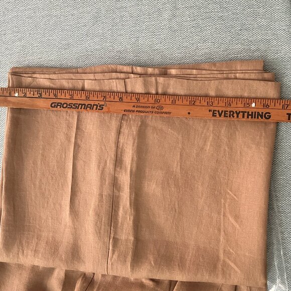 ANTHROPOLOGIE x RUMER LINEN PALAZZO PANTS WARM CAMEL SIZE L* ( MUST READ ) - Picture 11 of 13